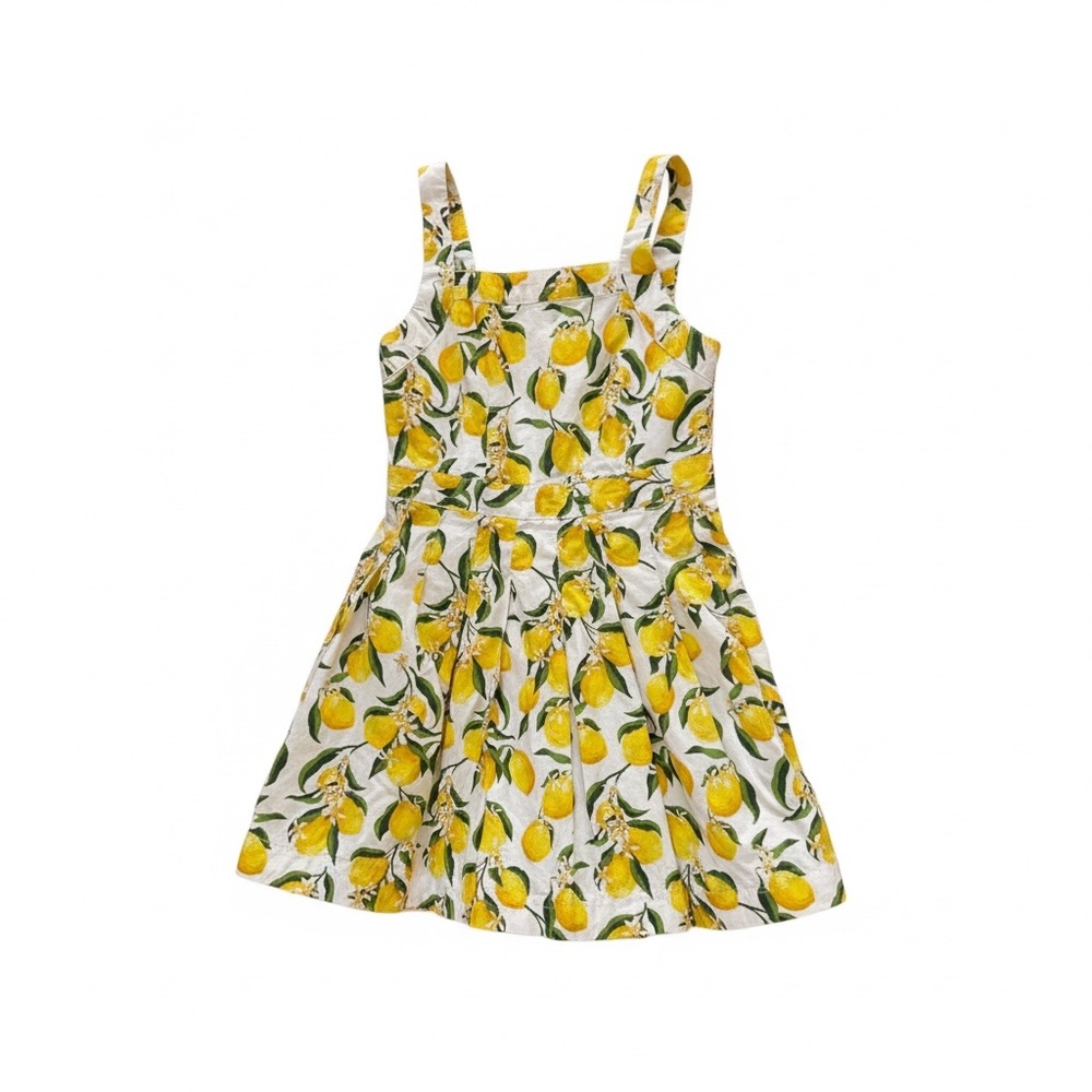 Crewcuts Lemon Patterned Kids Dress